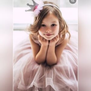 Princess Bundle/Pink Tulle Dress with Bow Headband/ Size 3/6 Months 24 Items